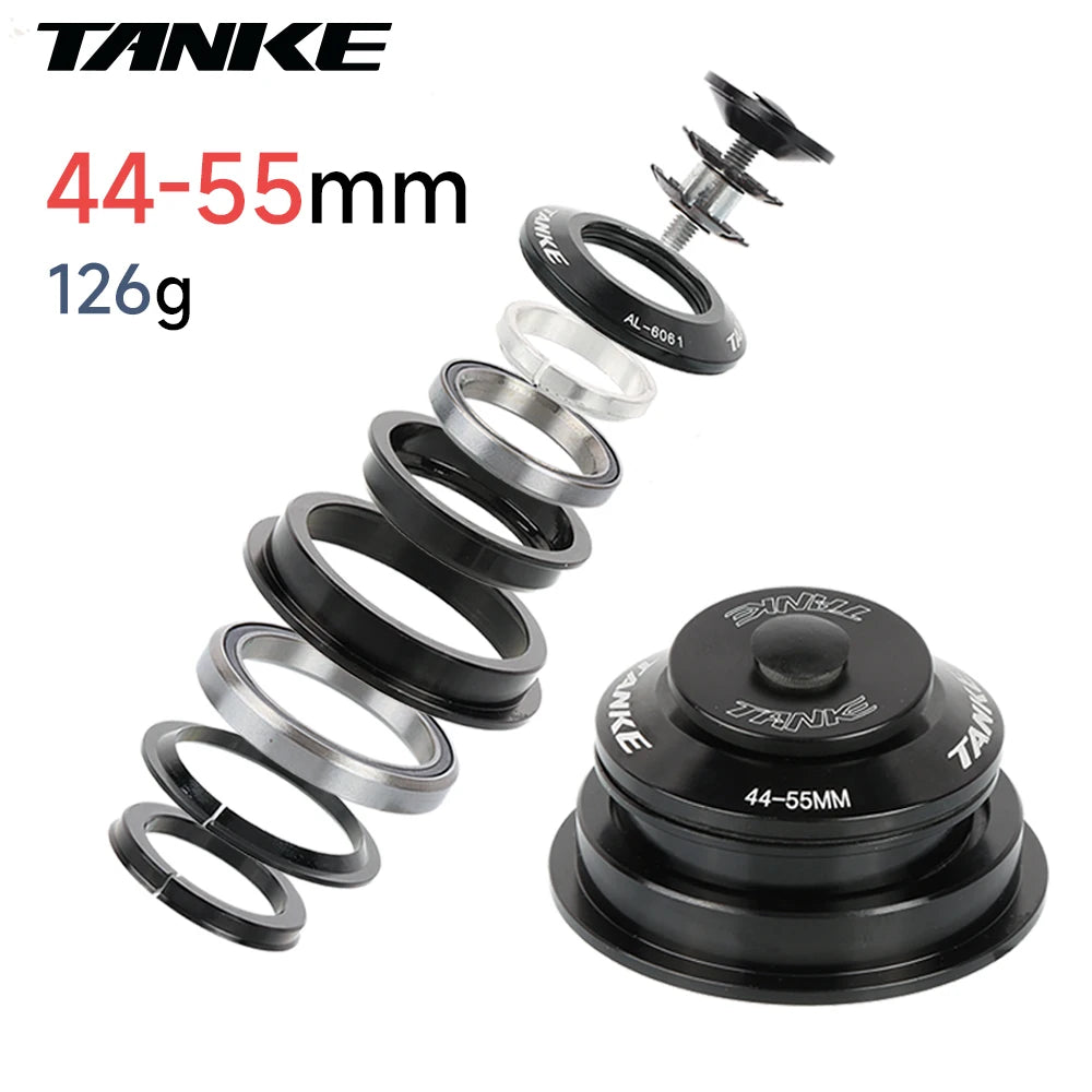 TANKE-MTB Mountain Bike Bowl Group, Aluminum Alloy Headset,Tapered Straight Fork Bearing,44-52mm,55mm,56mm,11/8 ",11/2",28.6mm