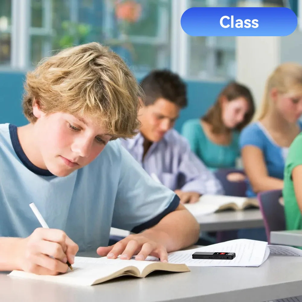 128GB Digital Sound Activated Voice Recorder Pen 0G-64GB Card Dictaphone Audio Recorder 1536KBPS Recording Interviews MP3 Player