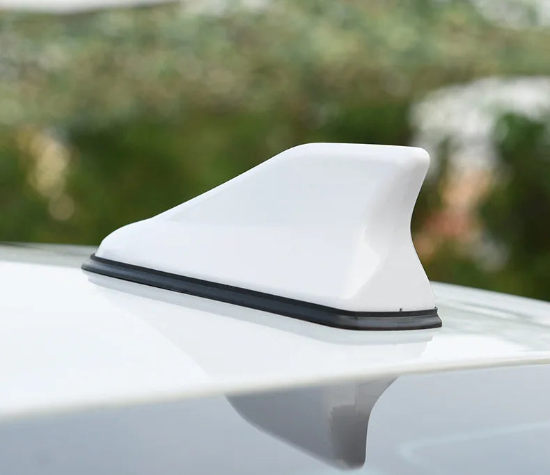 Car Radio Shark Fin Car Shark Antenna Radio FM Signal Design For All Automobiles Aerials Auto Exterior Styling Replacement Parts