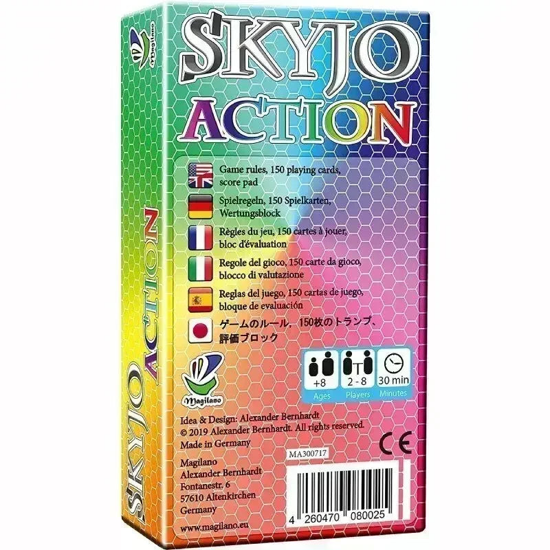 Skyjo Board Games Card Party of Tables for The Whole Family Deck Box Wit Social Collective Games Children Tapis Poker Social