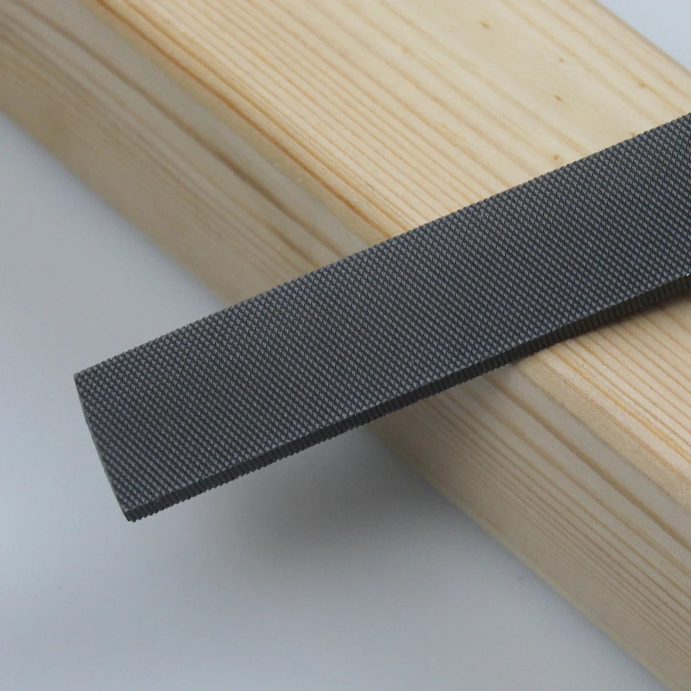6-inch flat mid-cut file, double/single cut axe file, high carbon steel metal handle hand file, suitable for wood, metal, etc