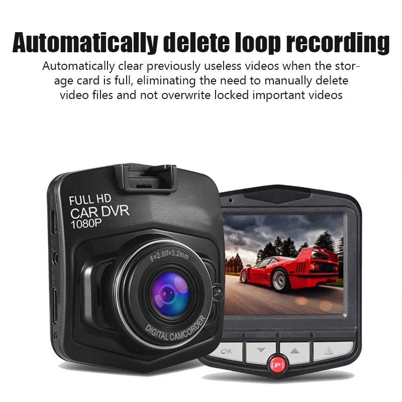 New Car Camera HD 1080P 2MP Dashcam DVR Recorder Dash Cam Car DVR Auto Rear View Camera Vehical Car Cam of Mirror Recorder