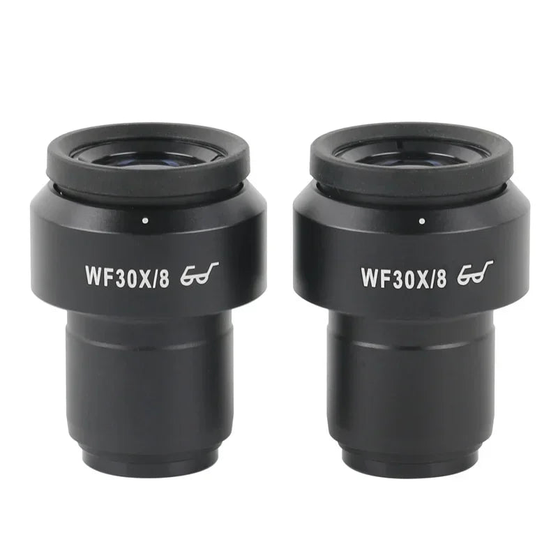 2PCS WF5X WF10X WF15X WF20X WF30X Wide Field Eyepiece For Binocular Trinocular Stereo Microscope 30MM Installation Interface
