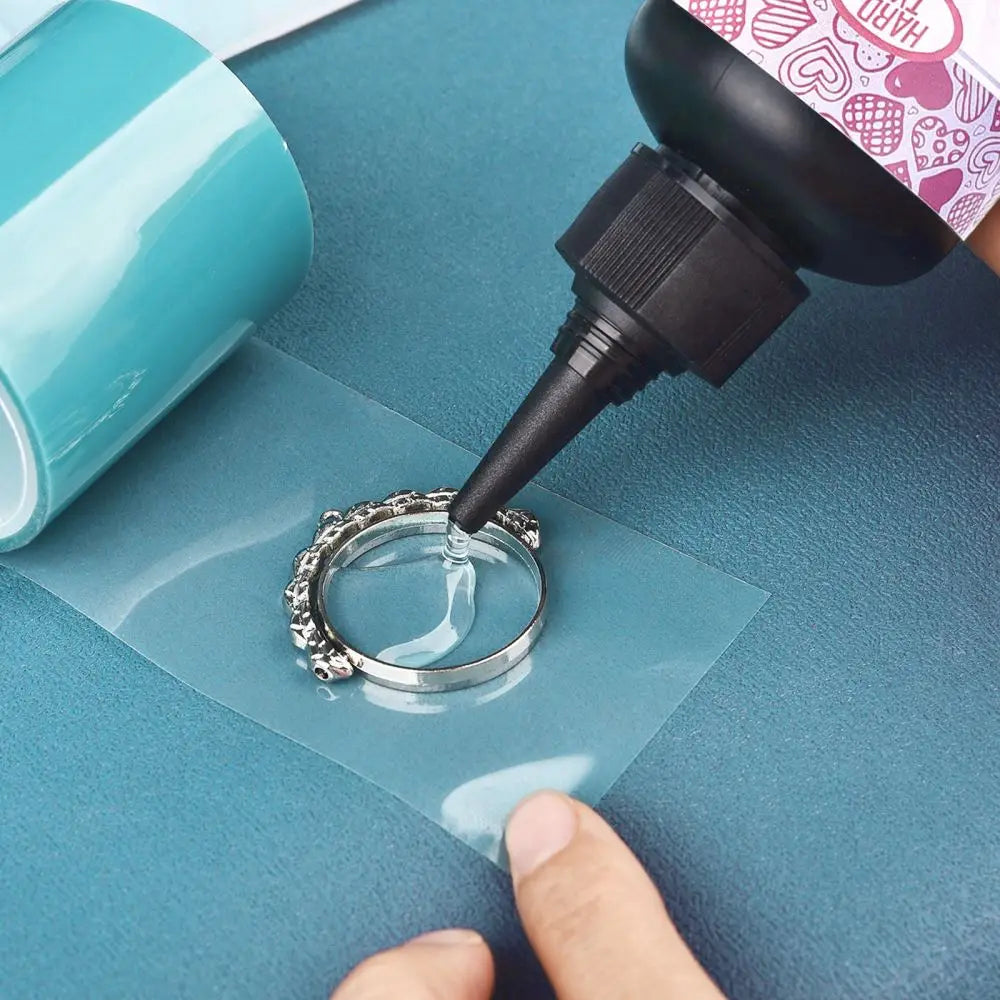 20g/50g/100g UV Epoxy Resin Glue DIY Jewelry Making High Transparency Fast Drying High Hardness Glue UV Lamp DIY Craft Decor