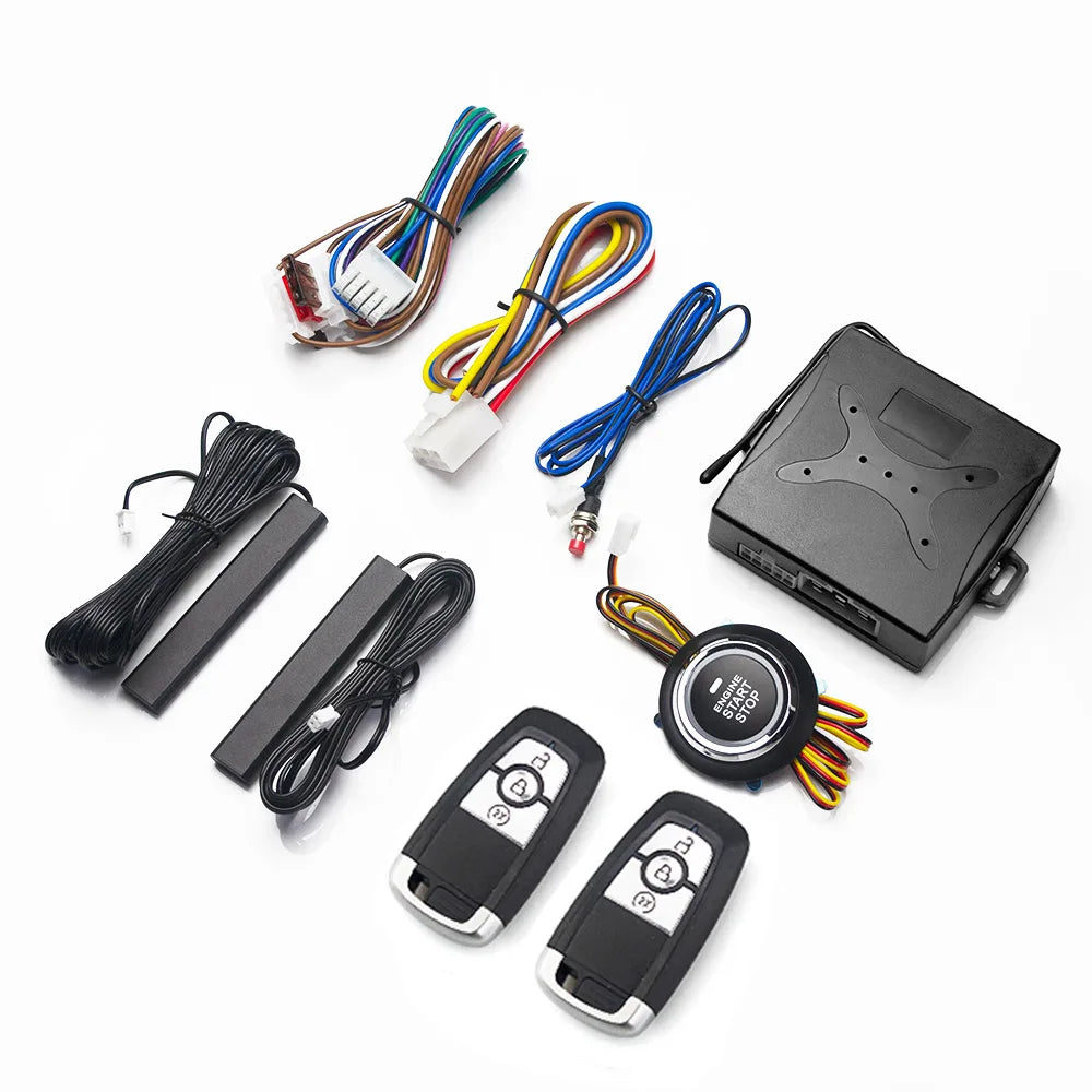 Car Alarm keyless entry start Systems Remote Central Door Lock Keyless System Auto Car SUV Anti-theft Tunning parts PKE