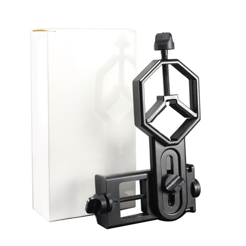 Adjustable Plastic Cellphone Adapter Mount Microscope Spotting Scope Telescope Clip Bracket Phone Stand Holder