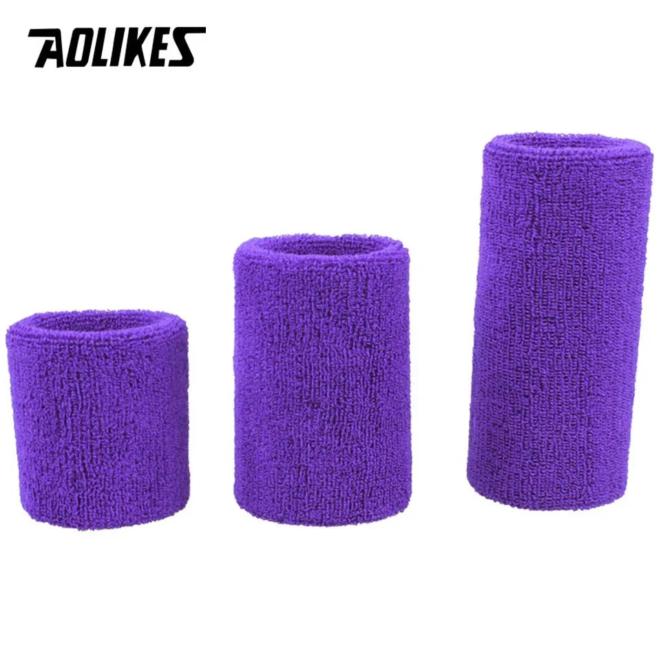 AOLIKES 1PCS Wrist Brace Support Wrap Tennis Wristband Sport Sweatband for Gym Basketball Volleyball Hand Sweat Band Polsband