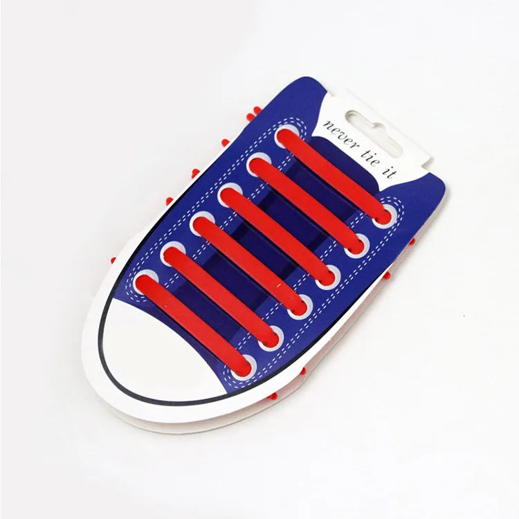 Adult elastic shoelaces, no tie, no tie, arrow shaped sports silicone shoelaces, lazy casual shoelaces