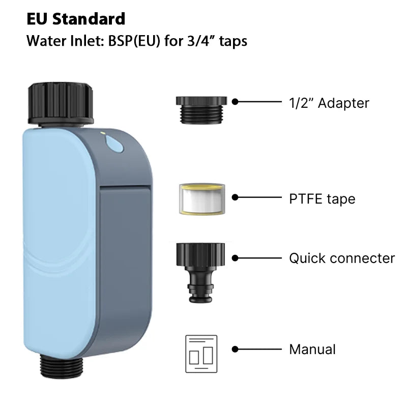 Smart Tuya WIFI Garden Watering Timer Automatic Sprinkle Water Timer Valve Outdoor Irrigation Watering System Alexa Google Home