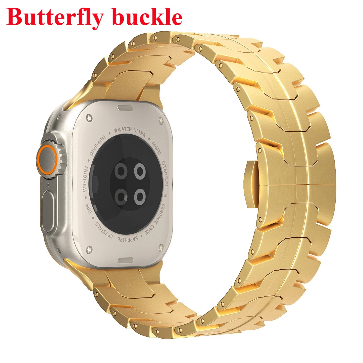 Stainless Steel Strap For Apple Watch Series 11 10 9 8 SE 3 46mm 45mm 42mm 44mm Metal Bracelet Band For iWatch Ultra 3/2/1 49mm