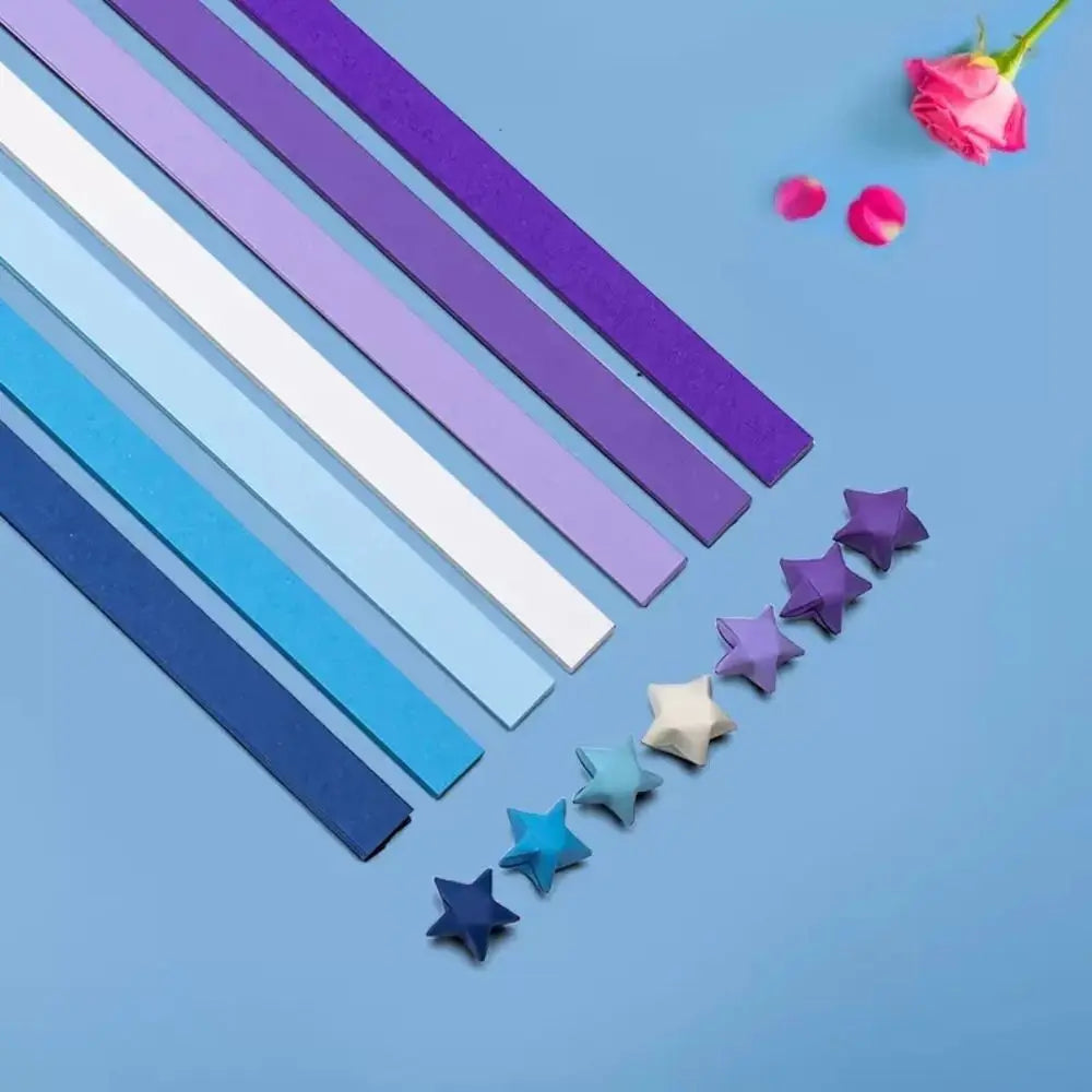 540 Sheets Origami Paper Stars DIY Hand Crafts Origami Lucky Star Paper Folding Origami Star Paper Strips for Paper Arts Crafts