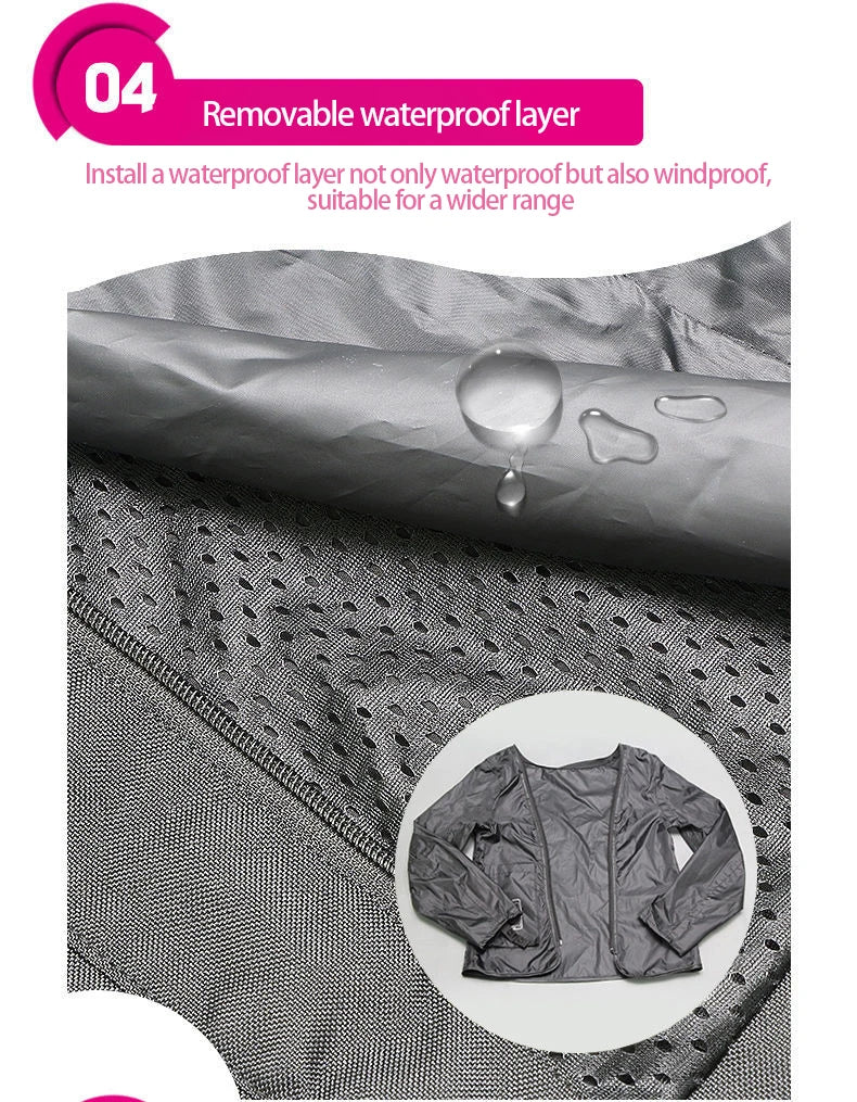 Motorcycle riding wear summer female waterproof motorcycle suit set slim-fit anti-fall four seasons racing clothing
