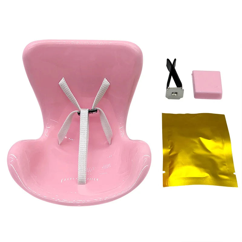 Labubu V1 V2 Idol Dolls Safety Seat Kawaii Plush Doll Car Seat Ornament with Air Outlet Aromatherapy Decoration Accessories Gift