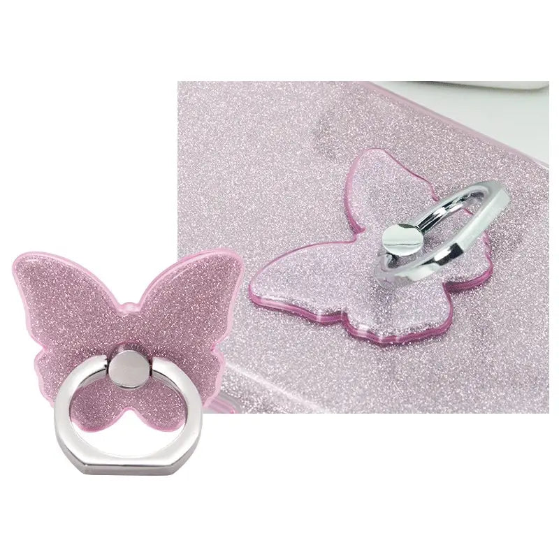 Universal Beautiful Butterfly Mobile Phone Handle Holder Suitable Mobile Phone Ring Holder Mobile Phone Holder Socket