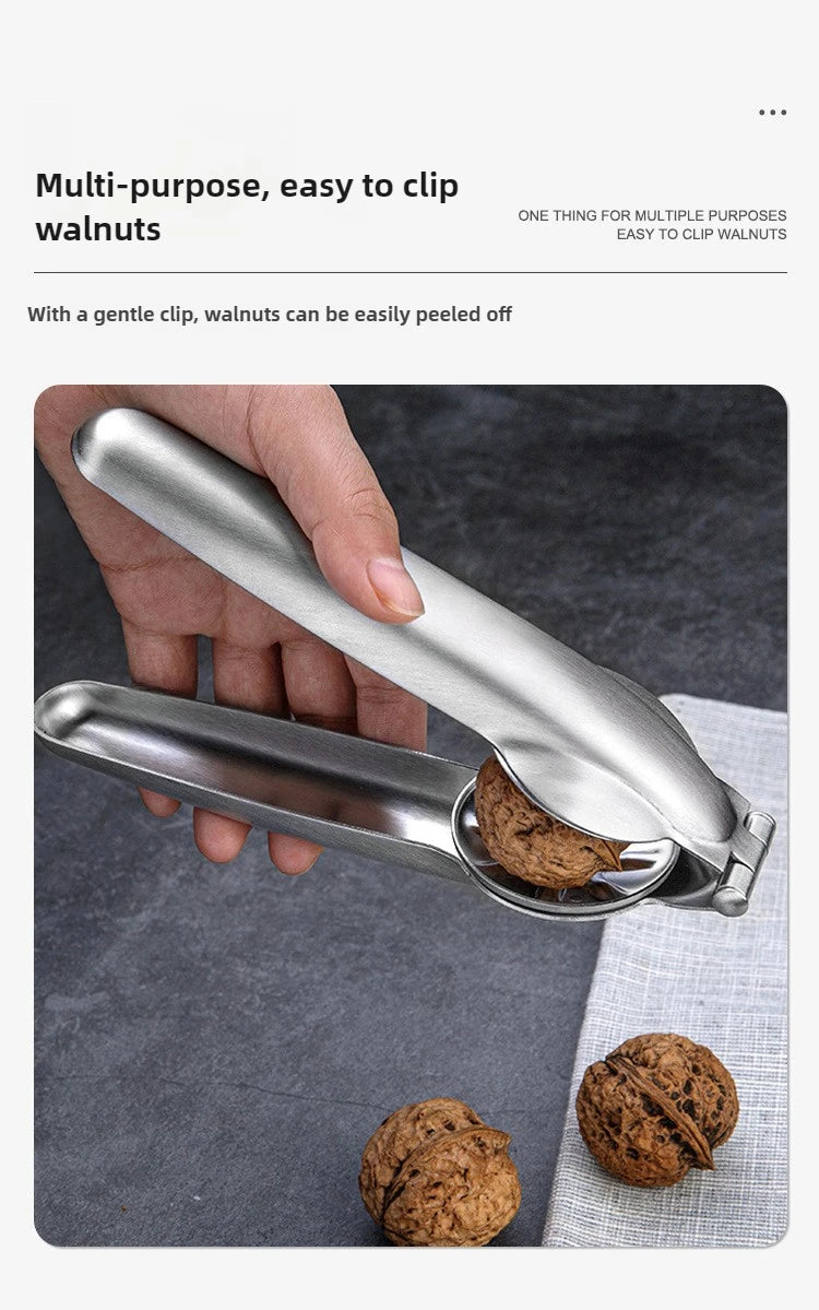Stainless Steel Chestnut Opener, Cross Shaped Chestnut, Household Multifunctional Peeling Tool, Chestnut Clip, Walnut Clip