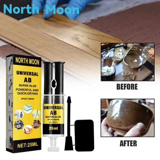 Universal Epoxy Resin AB Glue For Glass Metal Ceramic Woodworking Waterproof Repair Strong Adhesive Glue Super Liquid Glue