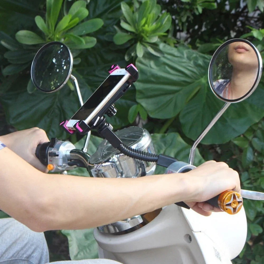 Motorcycle mobile phone stand Support motorcycle rearview mirror stand Mount motorcycle waterproof bag accessories mobile phone