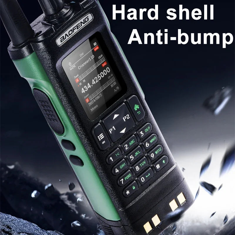 Baofeng UV 32 Walkie Talkie 10W GPS Bluetooth Programming Wireless Copy Frequency Multi Band USB-C FM AM Ham Radio Updated UV25M