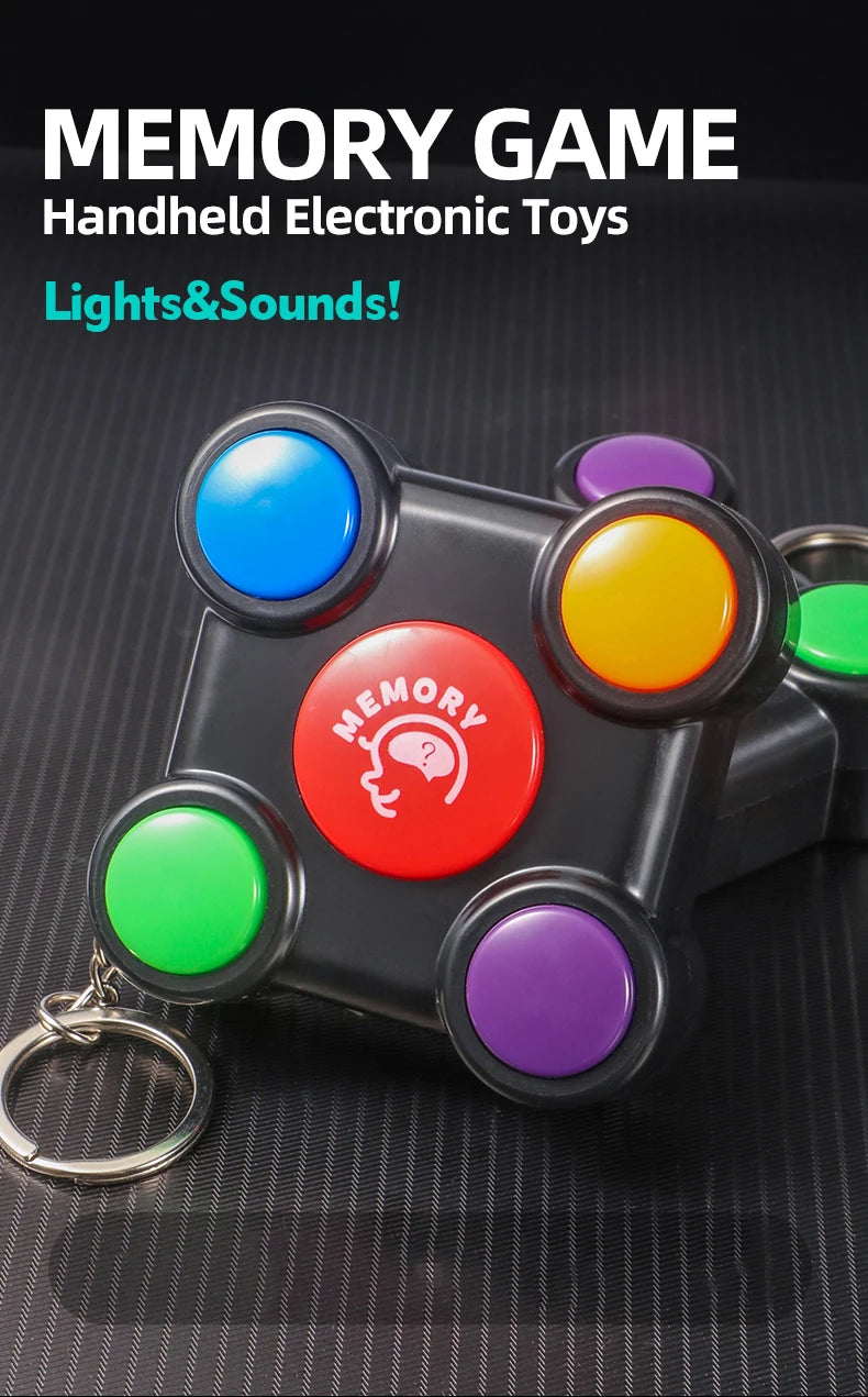 Creative puzzle mini memory game console toy - color box packaging