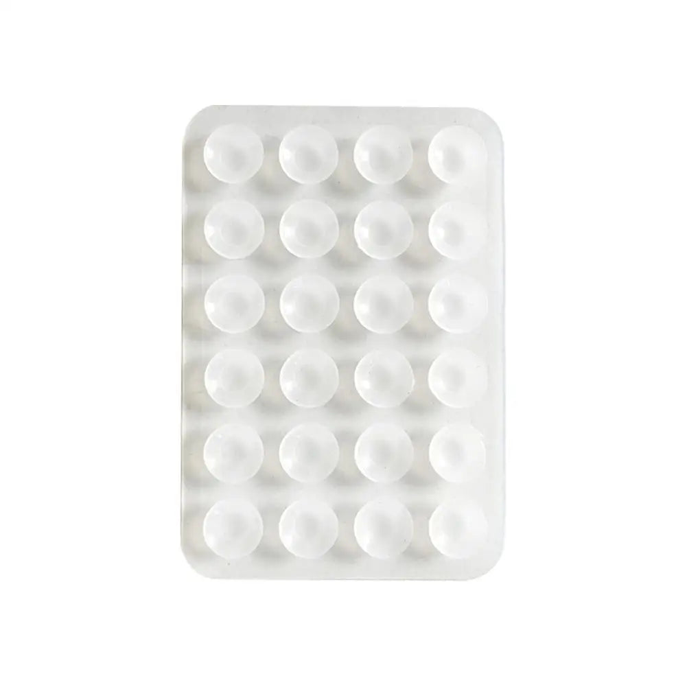 Transparent Suction Cup Silicone Phone Backed sticker Suction Pad phone holder Backed Adhesive Rubber Sucker Pad For Fixed Pad