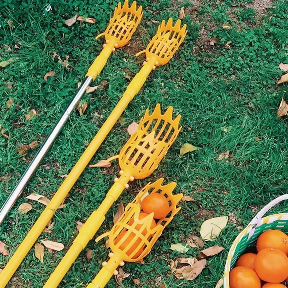 Farm Garden Hand Picking Tools Lightweight Reusable Convenient Fruit Catcher Apple Peach Picking Fruit Vegetable Picker Device