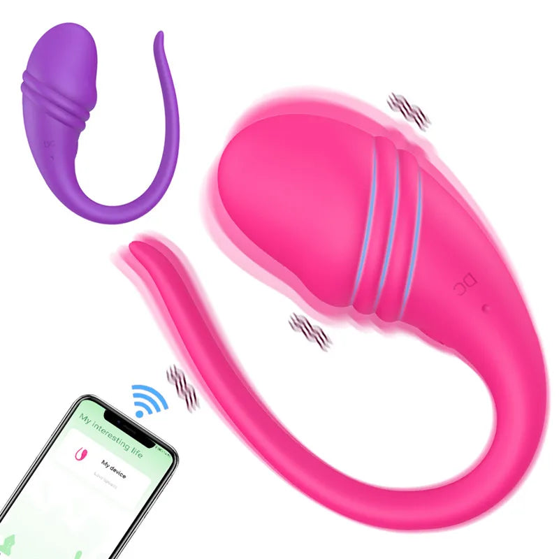 Wireless Remote APP Dual Control Dildo Vibrator for Women Wear Vibrating Egg Vagina Ball Clit Female Panties Sex Toys for Adults