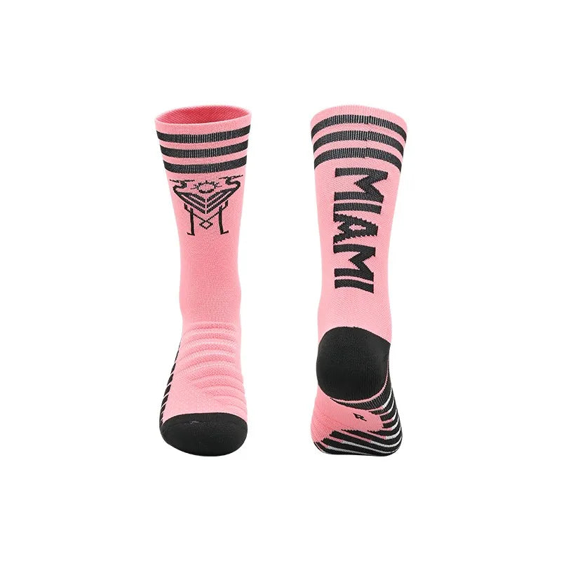 High Qality Number 30 7 Football Socks Adult Men Non-Slip Soccer Sports Outdoor Jog Running Cycling Fast-drying Breathable Sock