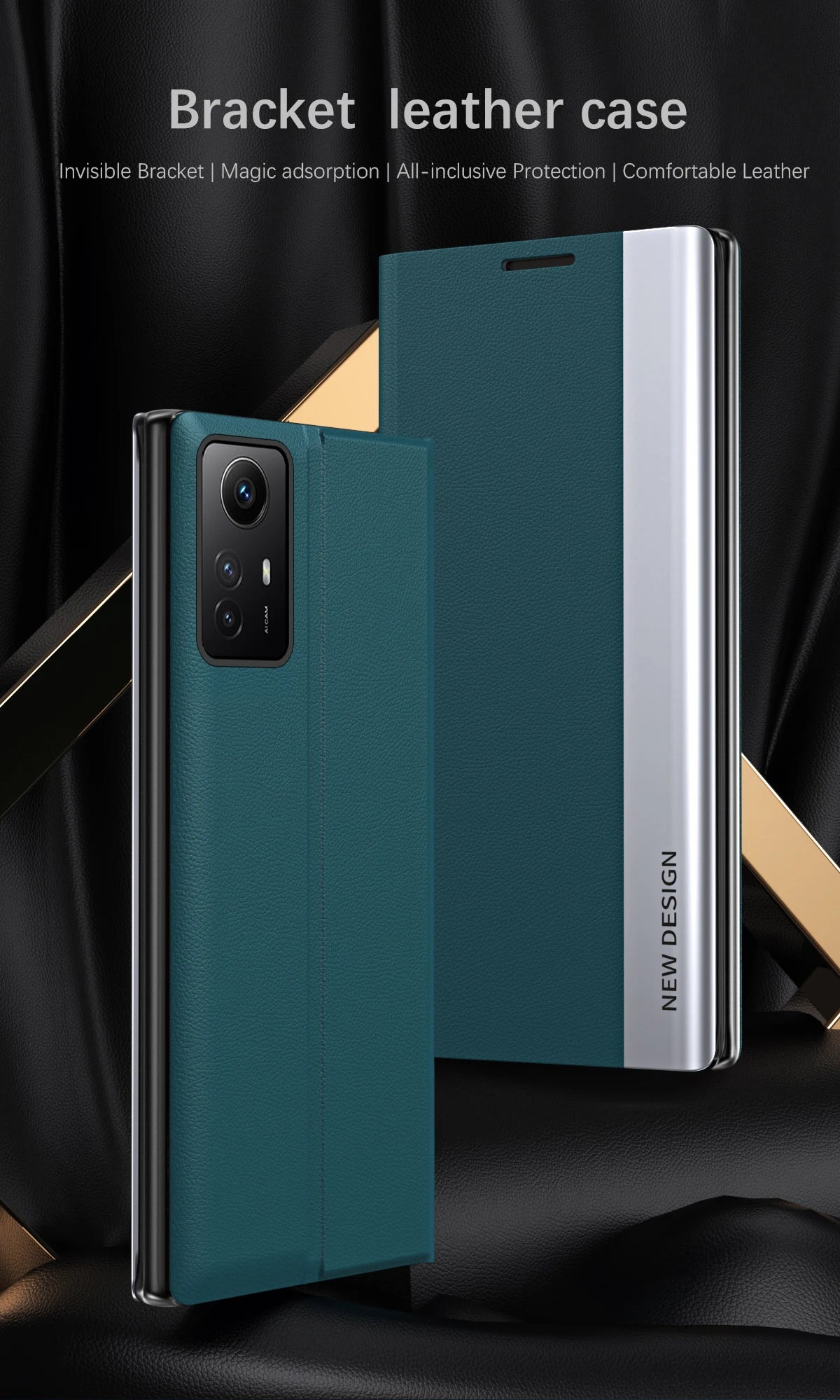 Flip Case For Xiaomi 15T Mi 14T Pro 14 T Mi14T 13T Redmi 15C 14C 13C Side Window Shockproof Luxury Litchi PU Leather Stand Cover