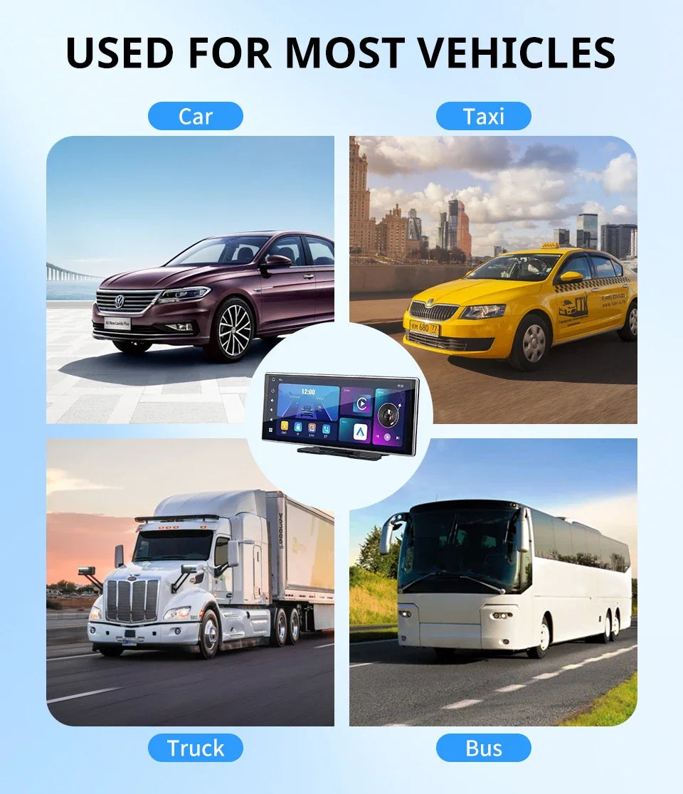 Acodo 11.26 Inch IPS Carplay Android Auto 2in1 Car Radio Multimedia WIFI Video Player  compatible with Apple and Android devices