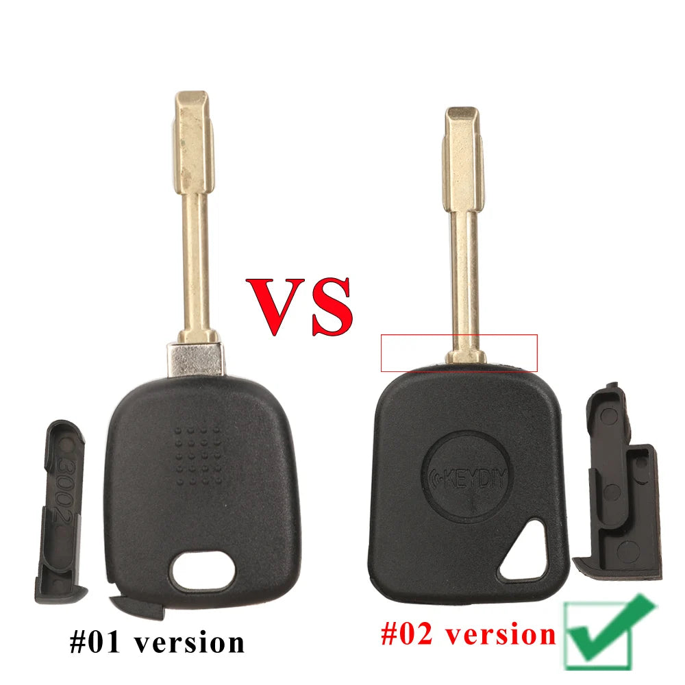 Jingyuqin 10pcs NEW Original Universal KEYDIY Transponder Car Key Fob Shell #02Version Case For KD VVDI Key Blade Head