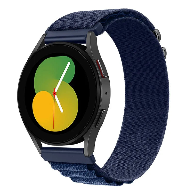 22mm 20mm Alpine Loop Bracelet for Samsung Galaxy Watch 7/6/5/4/Classic Band for Nylon Strap Huawei Watch GT4 GT2 3 GT5/Pro 46mm