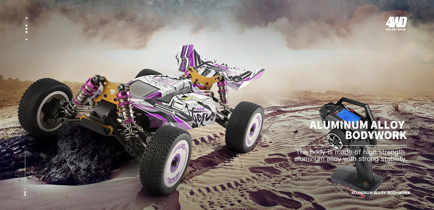 WLtoys 124019 1:12 4WD 55Km/H RC Racing Car Remote Control High Speed Off-Road Drift Shock Absorption Adults Boys Toys Kids Gift