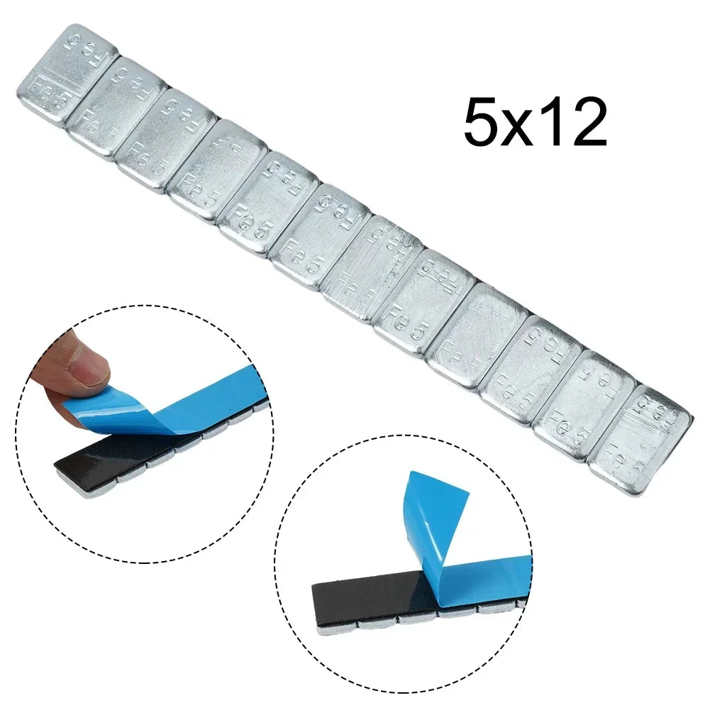 60g Wheel Balance Block Weight Iron Wheel Tyre Balancers For Car Motor Adhesive Wheels Balance Block Electronic Weights Blocks