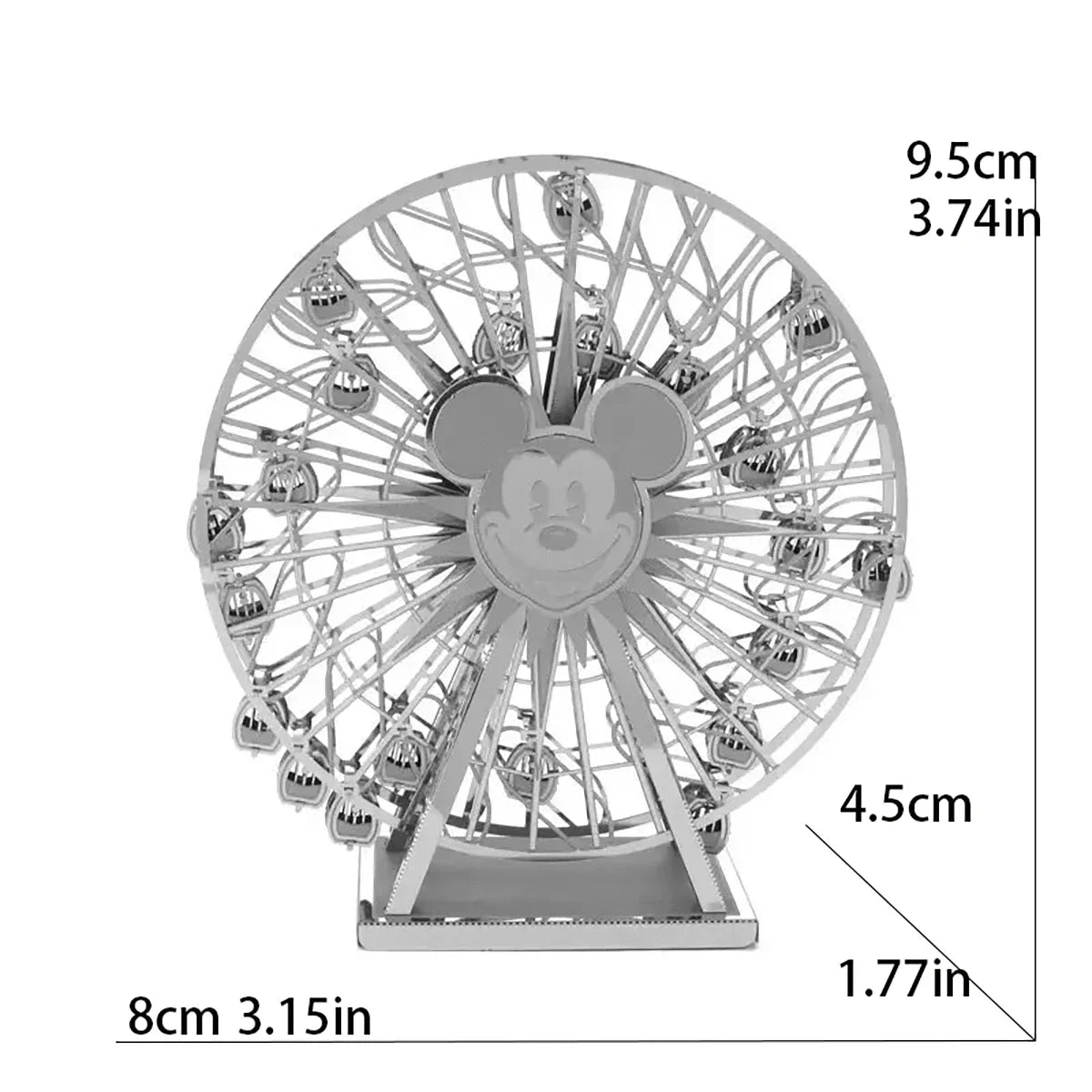 3D Metal Assembly Model World Building Handmade DIY Puzzle Adult Kids Toy Style Gift Fighter Castle Drum Metal Puzzle