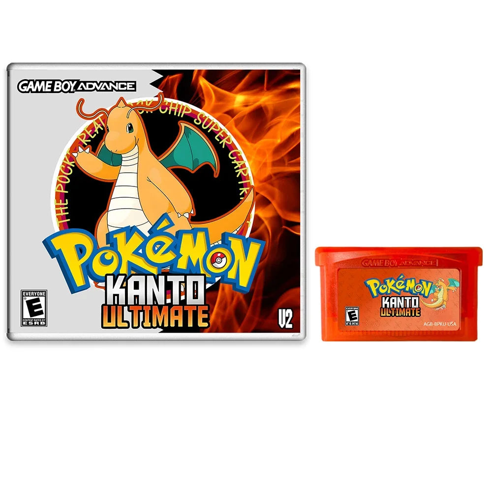 GBA RTC Pokemon  Real Clock  New Version 2.0 Game Card  Featured Popular English Games