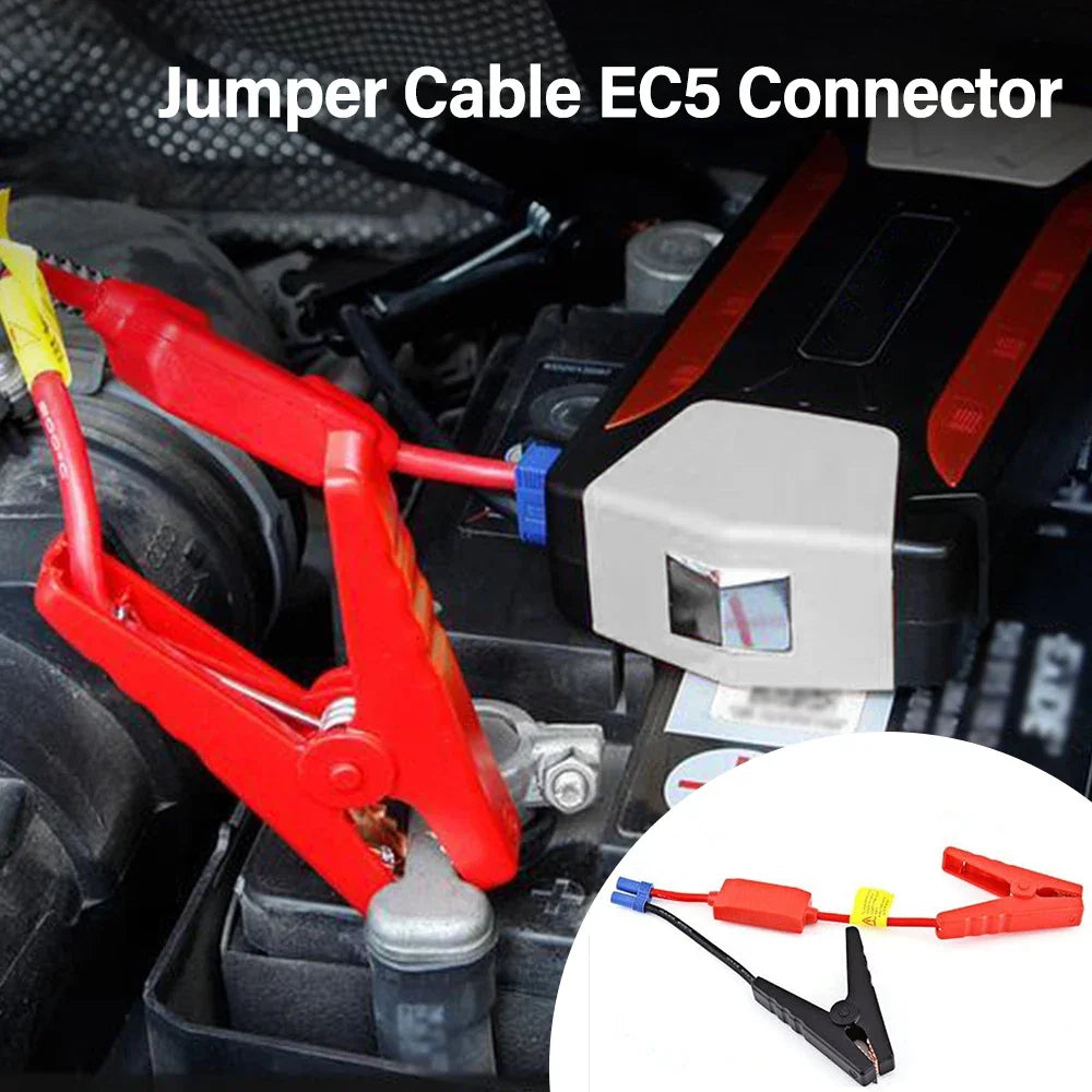 12V Jump Starter Alligator Clips for Car Truck Universal Vehicles Replacement Battery Jumper Cables Emergency Start Power Clamps