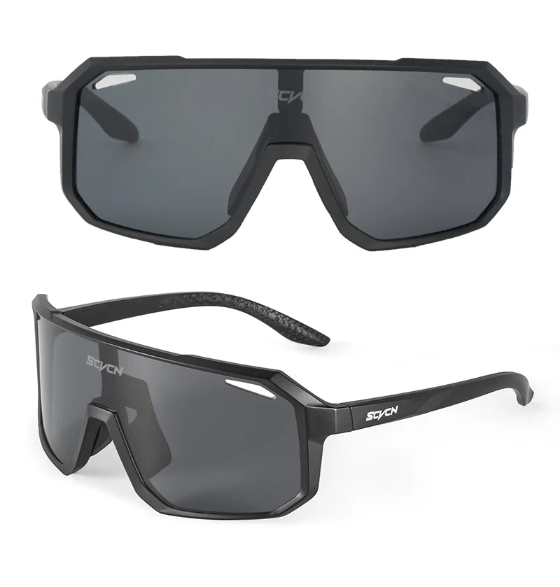 SCVCN Cycling Sunglasses Men MTB Road Driving Bike Glasses Outdoor Sports Women Bicycle Cycling UV400 Protective Glasses New