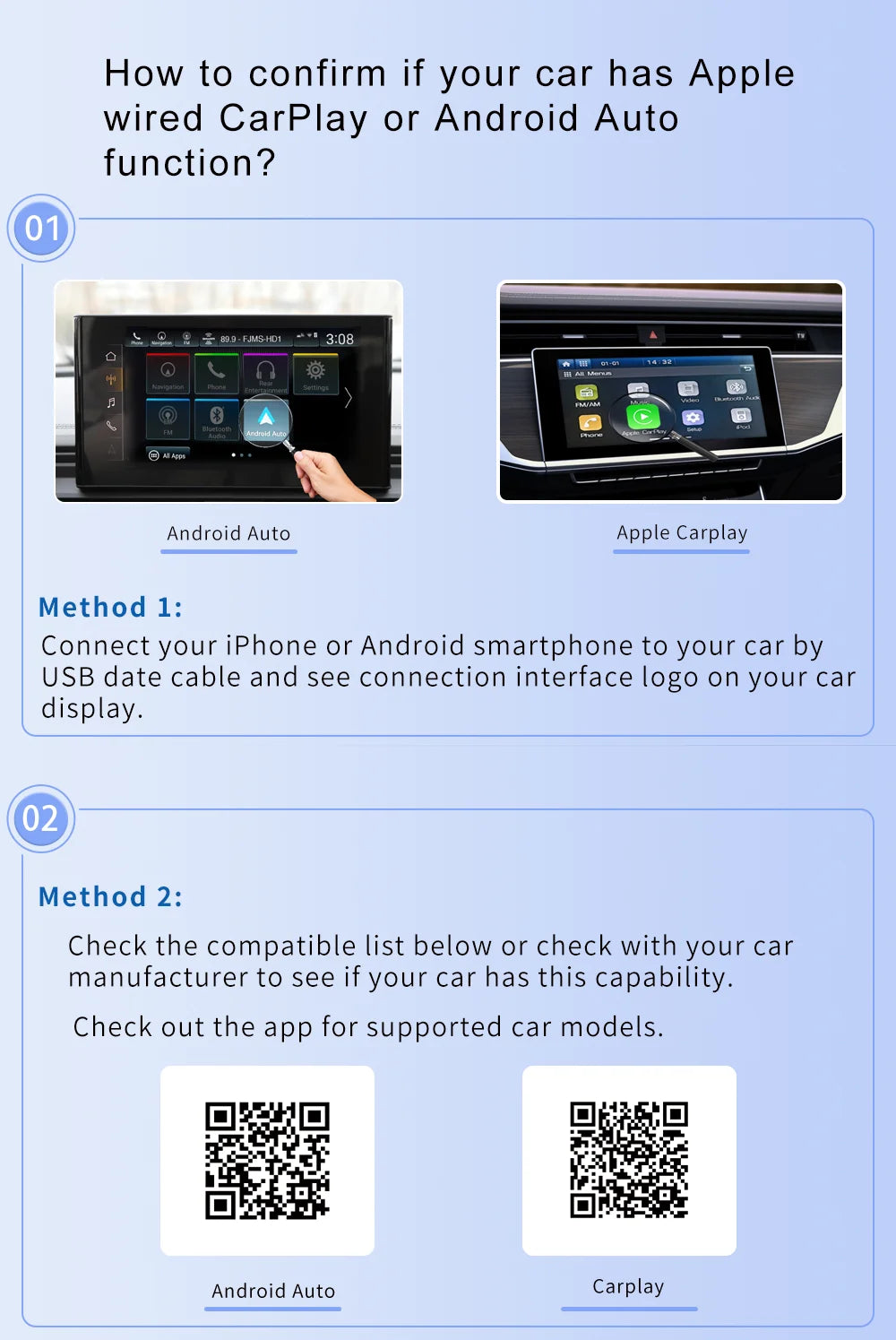 XUDA NEW Wireless CarPlay Android Auto Wireless Adapter Smart Mini Box Plug And Play WiFi Fast Connect Universal For Nissan