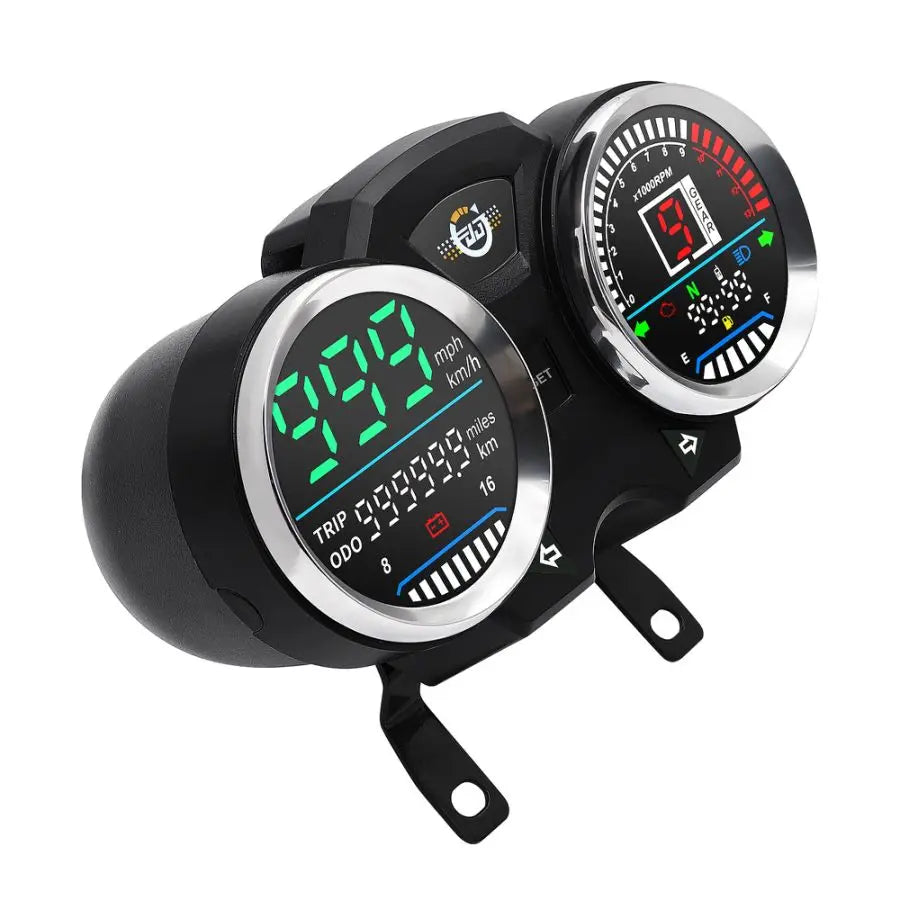 Motorcycle Speedometer Digital LED RPM Table 1-6Gear For GN125 GN150 125cc 150cc