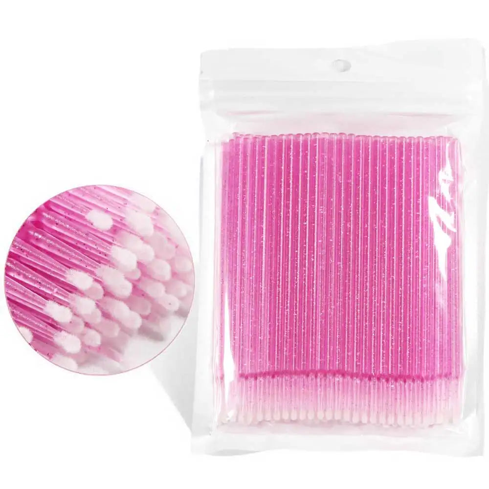 Disposable MicroBrush Eyelashes Extension Individual Lash Removing Swab Micro Brush For Eyelash Extension Tools
