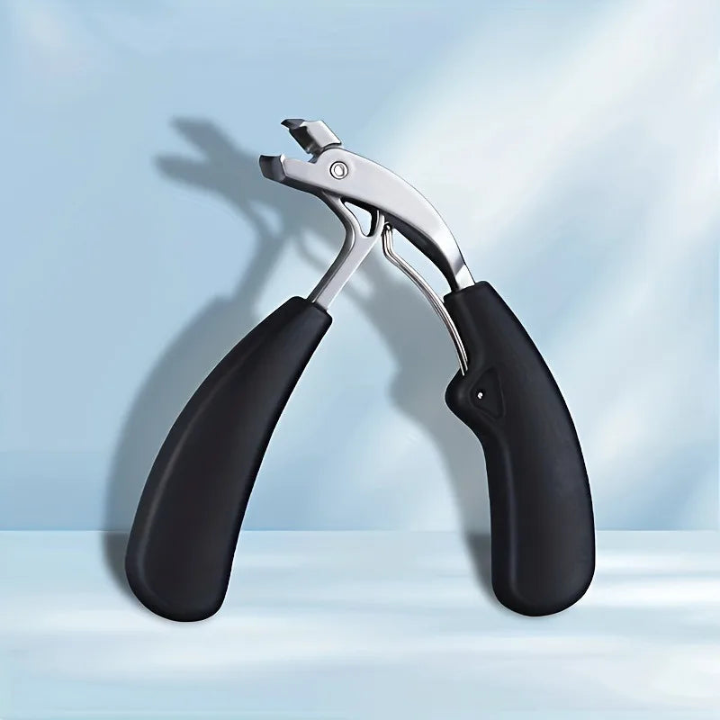 New Curved large opening nail clippers, efficient and durable toenail clippers thick and ingrown nails, durable pedicure tools