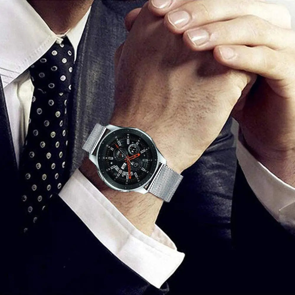 22mm 20mm Milanese Loop Strap For Samsung Galaxy Watch 7 6 5 4 44mm 40mm S3 Active 2 Amazfit Bracelet Huawei GT 3 4 46mm 2e Band