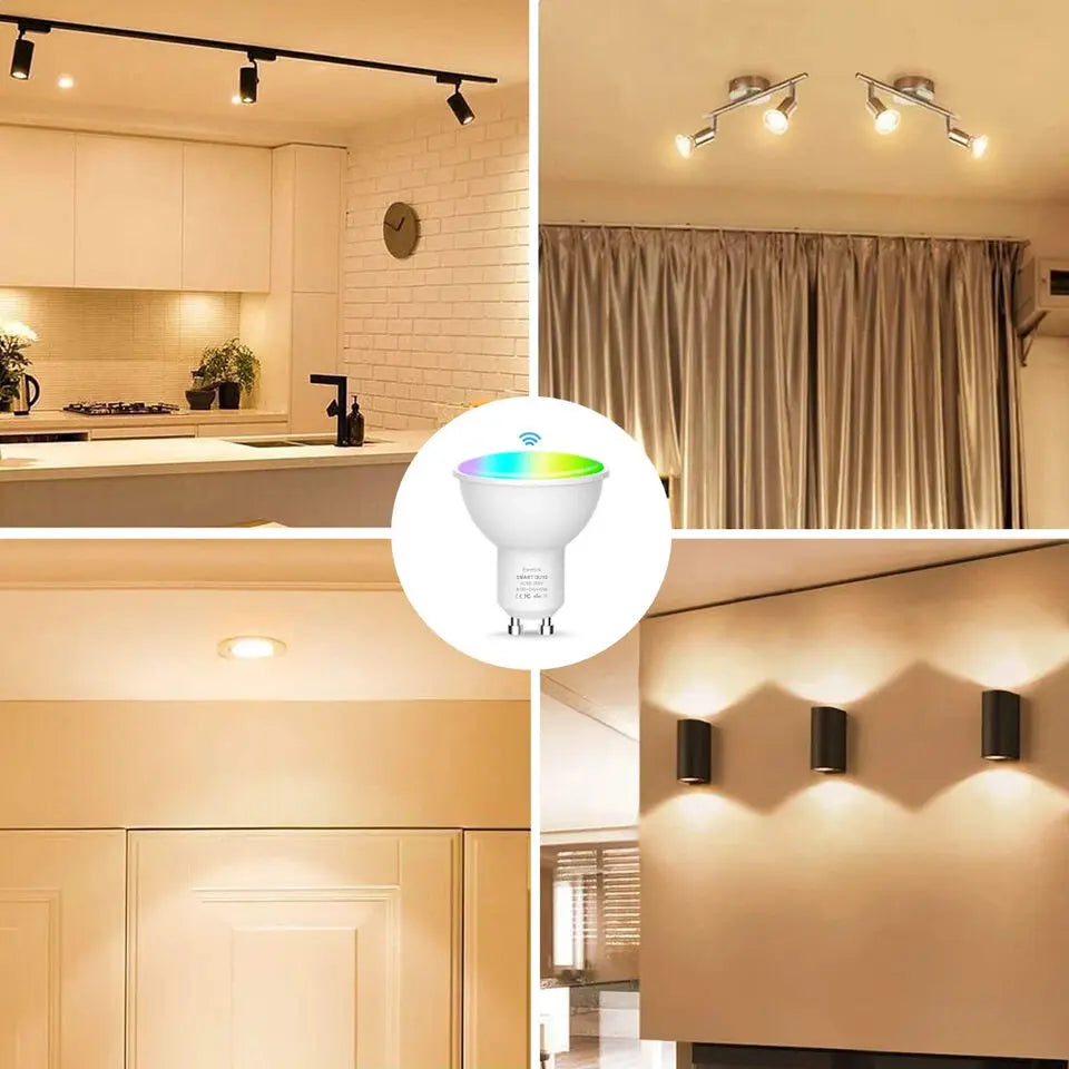 EWelink Smart Led Bulb Light GU10 Wifi/Zigbee Spotlight Lamps RGB CW WW APP Control Google Home Alice Yandex for Room Home Decor