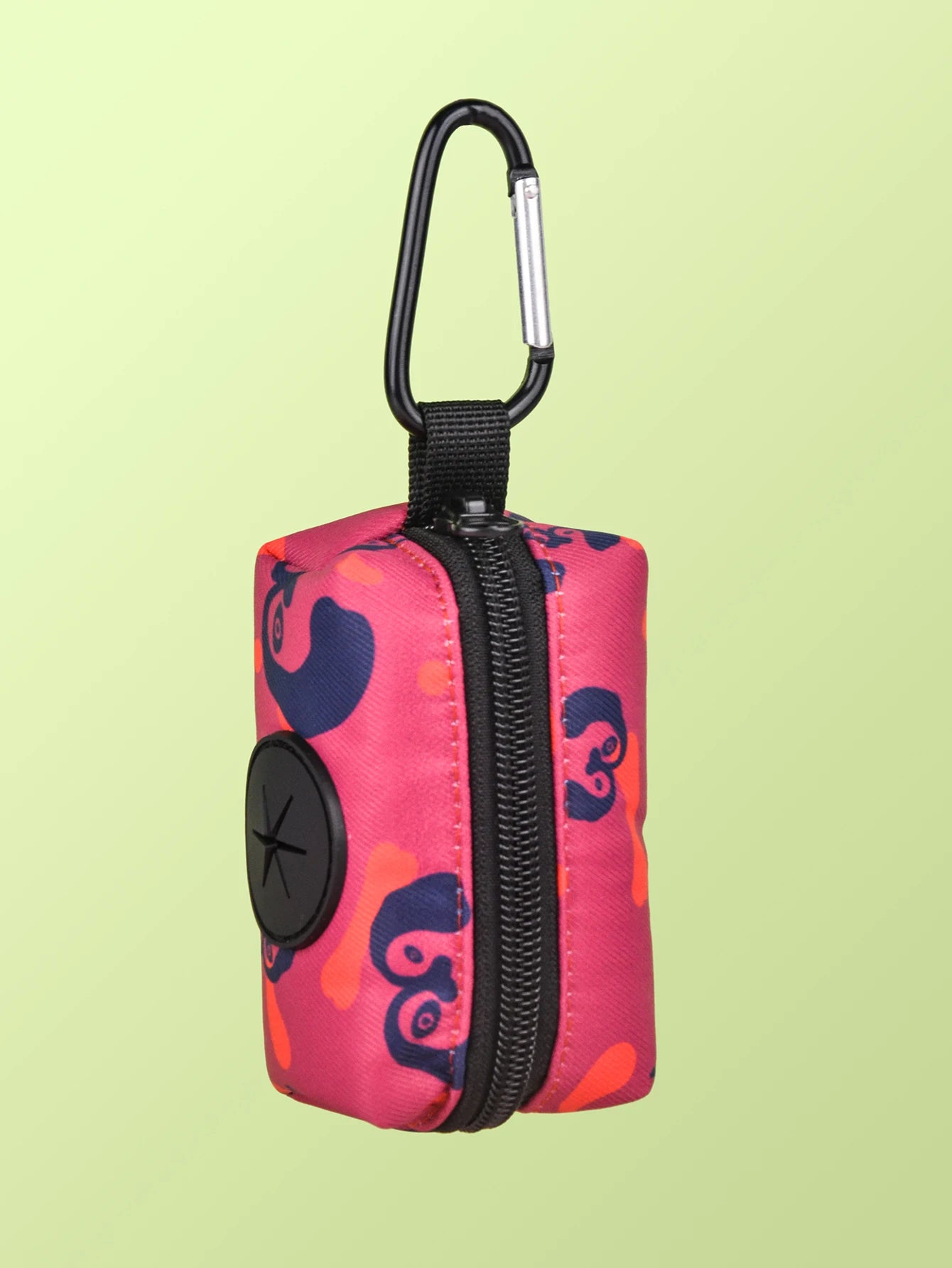 Rainbow Print Fashion Design Dog Poo Bag Holder For Dog Leash Attachment (Without Poo Bag And Leash)