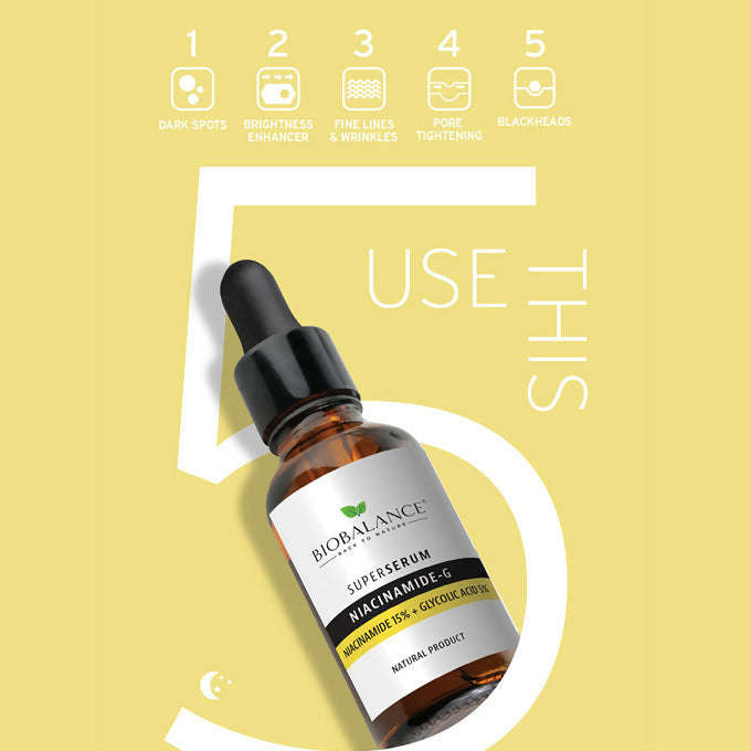 Bio Balance Niacinamide 15% + Glycolic Acid 5% Super Serum – 30ml