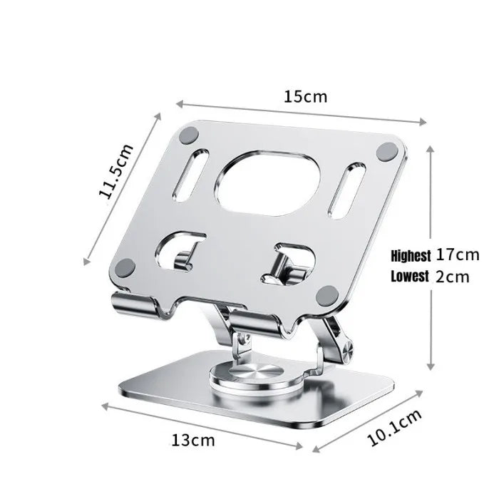 360 ° Rotating Tablet Stand Suitable For Ipad, Adjustable Folding Tablet Stand, Aluminum Phone Desktop Stand For Online Classes