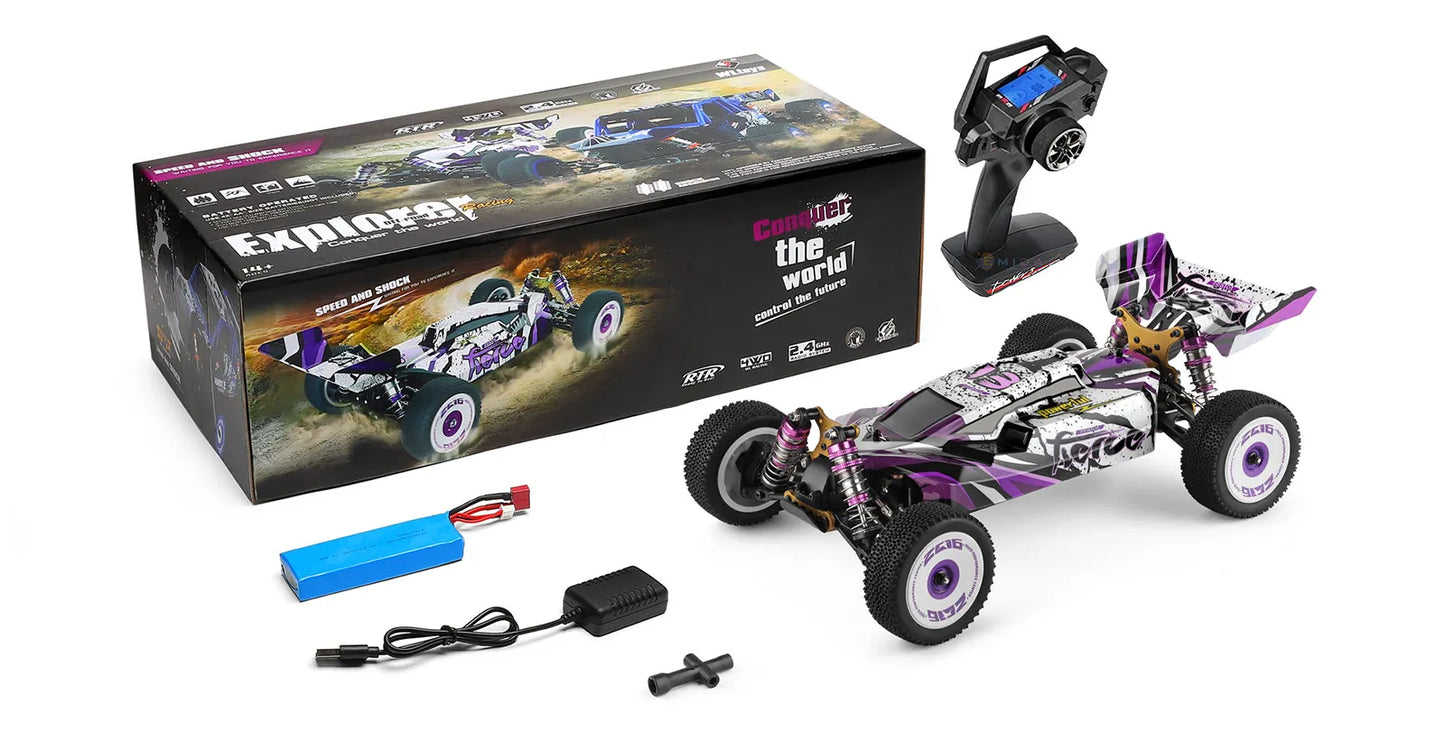 WLtoys 124019 1:12 4WD 55Km/H RC Racing Car Remote Control High Speed Off-Road Drift Shock Absorption Adults Boys Toys Kids Gift