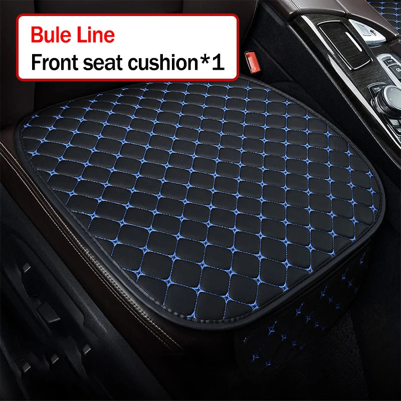 Kcimo Universal Pu Leather Car Seat Cover Seat Back Soft Cushion Minimalism Seat Cushion Chair Carpet Pad Auto Accessories