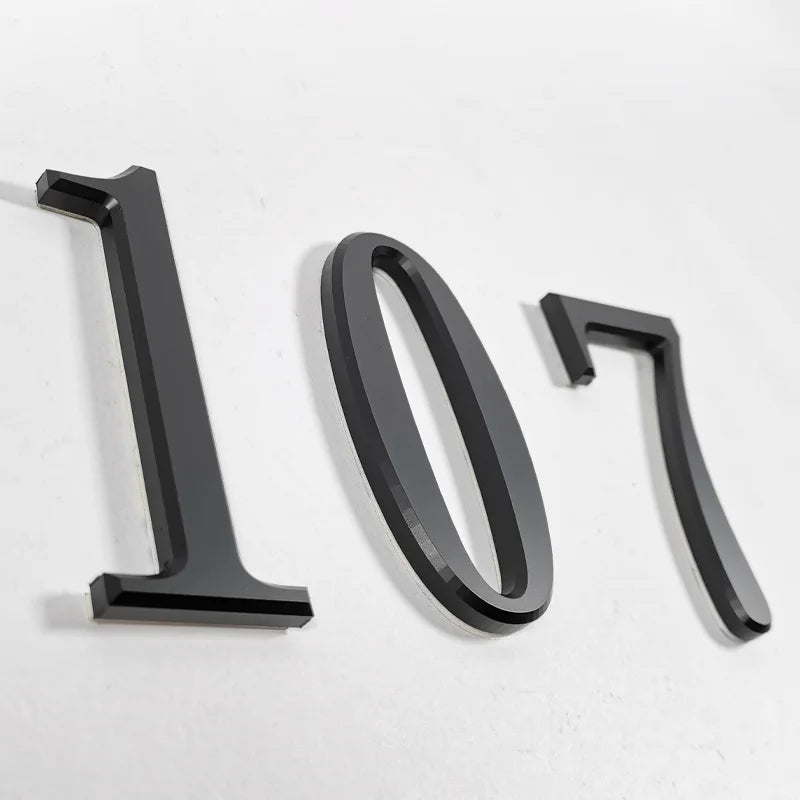 House Number Outdoor Letters Digital Outdoor Numbers for Residence Signs Door Alphabet Home Address Name Plate Hotel Residential