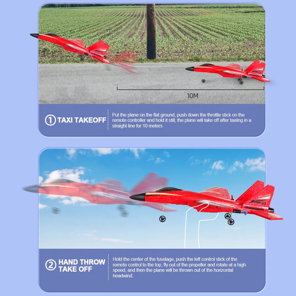 RC Plane SU-27 Aircraft Remote Control Helicopter 2.4G Airplane EPP Foam RC Vertical Plane Children Toys Gifts